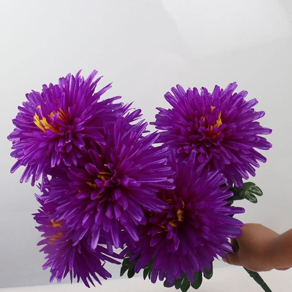 7Head Artificial Flower Silk Flowers Bouquet High Quality Simulation Flowers  Cemetery