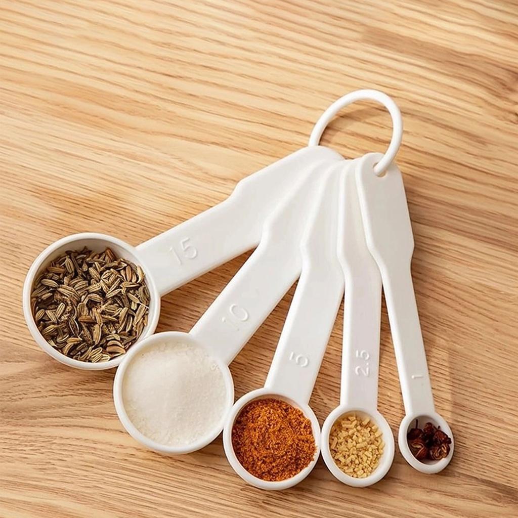 Kunststoff Messlöffel Set Wiederverwendbar Multifunktional Gewürz Kaffee Messlöffel Set Backwerkzeuge Küchenzubehör