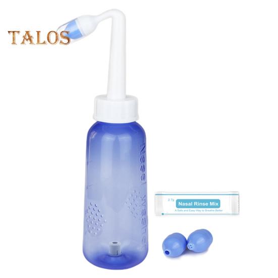 

300 мл Нети-пот, набор бутылочек для промывания носовых пазух с 40 пакетиками соли, очиститель для промывания носа, ирригационный аппарат для носа, для детей и взрослых A