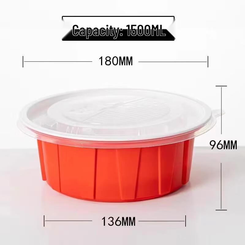 Microwaveable Disposable Takeout Bowls with Lids
