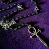 Shi Yong Cross-Border Gothic Punk Coffin Chain Necklace for Couples