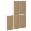 Side Cabinets 5 Pcs ODDA White 40x24x79 Cm Solid Pine Wood