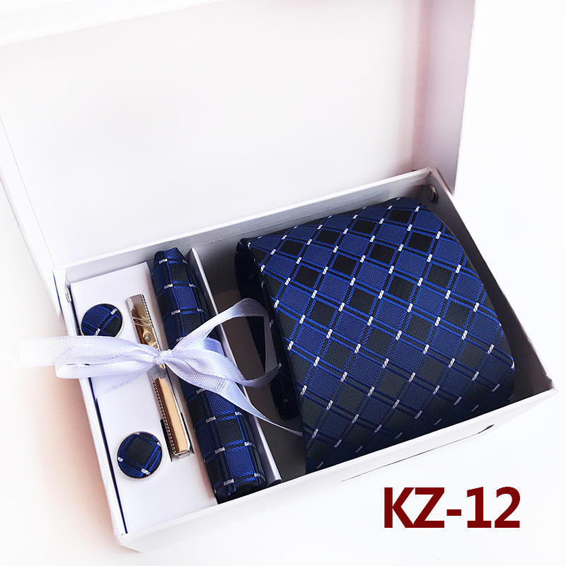 Caja de Regalo de 6 Piezas Corbata Atmósfera Moderna Regalo Corbata Pajarita Clip