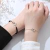 Interlocking Couple Bracelet Korean Version of Simple Niche Woven Hand Rope Valentine's Day Gift for Girlfriend