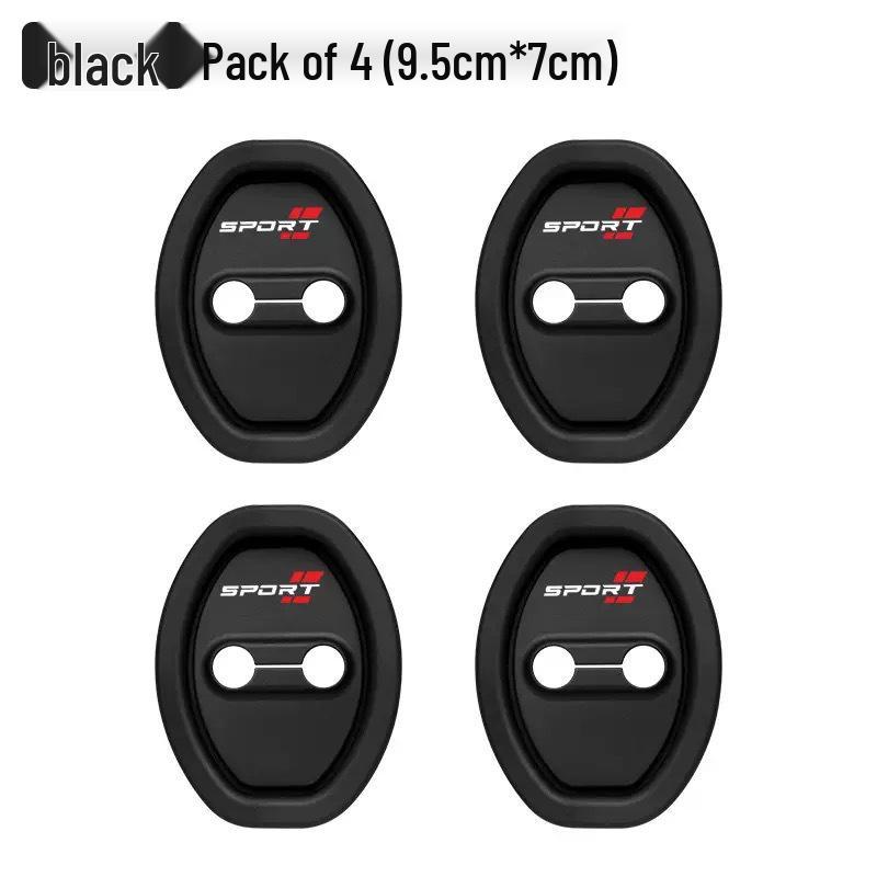 Universal Silicone Car Door Lock Protection Pad - Sound Reduction & Shock Absorption for Select Models