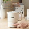 Compact and Portable Travel Electric Folding Kettle - Stainless Steel Multi-functional Water Cup.