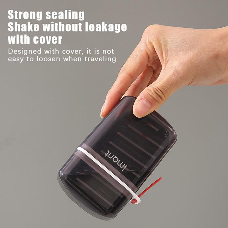 Travel Portable Soap Box With Lid Sealed Leak Proof Drainable Soap Case Storage Dishes Bathroom Drain Tray For Outdoor Container