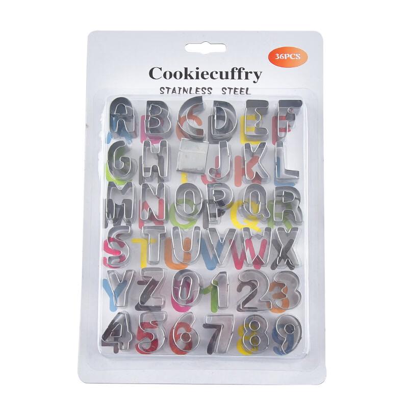 Alphabet & Number Cookie Cutter Set