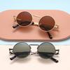 New Retro Round Frame Sunglasses Fashion Women's Slimming Glasses Trendy Street Photo Sun Glasses Men UV400 Gafas De Sol