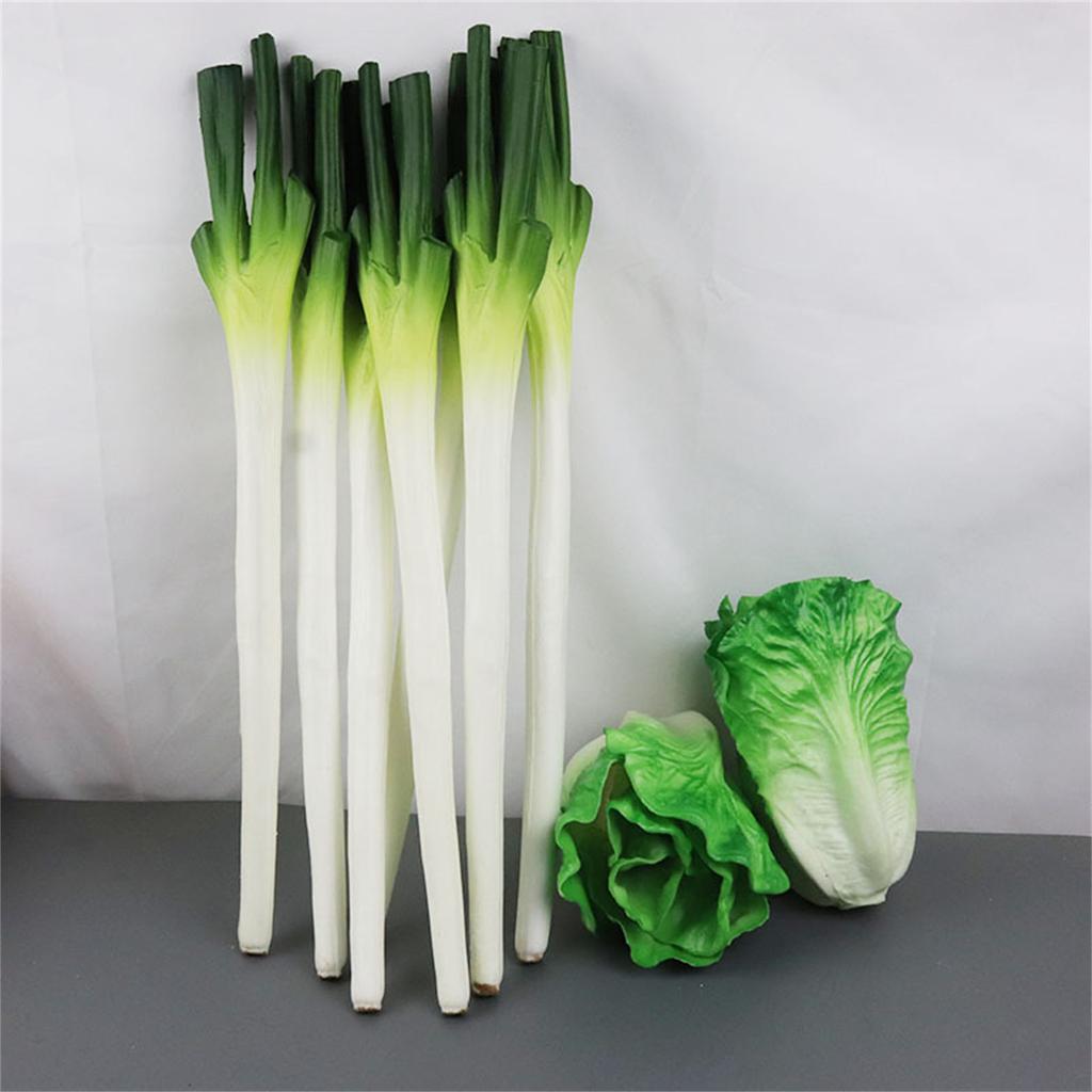 Eye Catching Simulated Garlic Sprouts/Scallions False Model Restaurant Photo Props for Restaurant Parties Photography