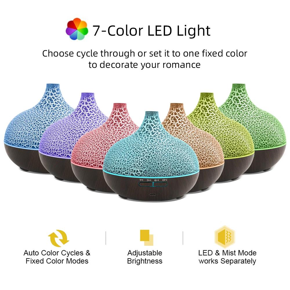 Air Humidifier & Essential Oil Diffuser Combo, Ultrasonic Cool Mist Maker for Home, Remote Control, Quiet Smell Distributor for