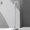 Large Windproof Umbrella: 16-Rib, Long-Handle, Solid Color, Automatic, for Women & Men