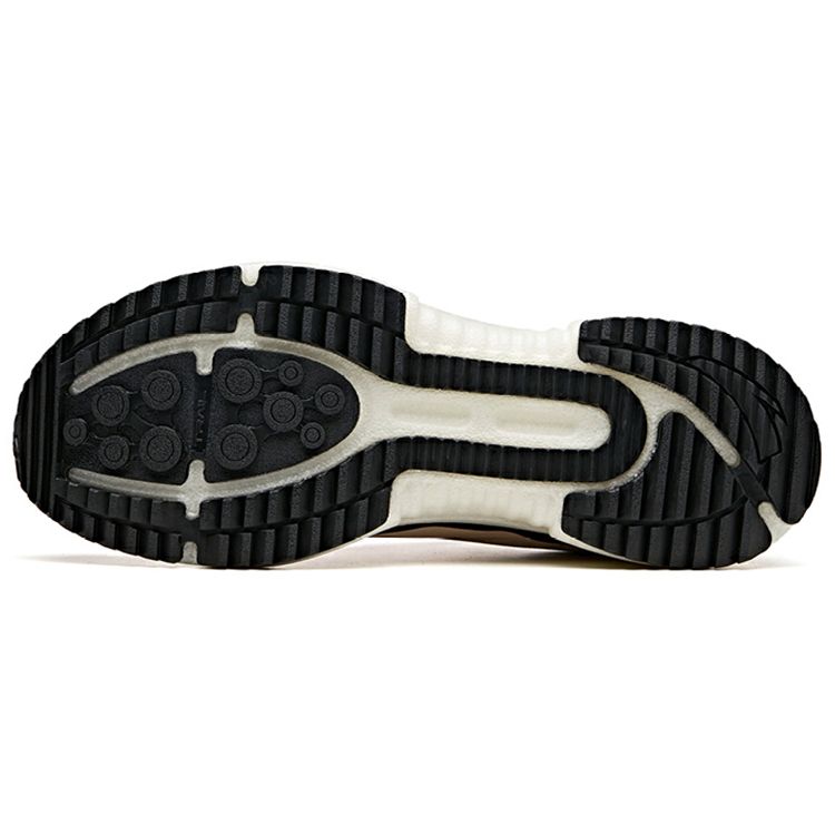 Anta Bubble Trail Running Shoes Men Running Shoes Oatmeal Gray Black 112045520-4