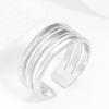 European & American Fashion Adjustable Stainless Steel Ring for Women - Versatile Ins Xiaohongshu Style