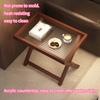 Folding Side Table for Sofa – Mini Coffee Table & Storage Rack for Living Room, Balcony, Corner, Space-Saving Home Small Table