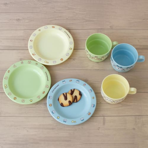 OSK Small Plates, Set of 3, 147mm Diameter x 19mm Height, Chiikawa, CKW No. 4, Made in Japan, PT-21