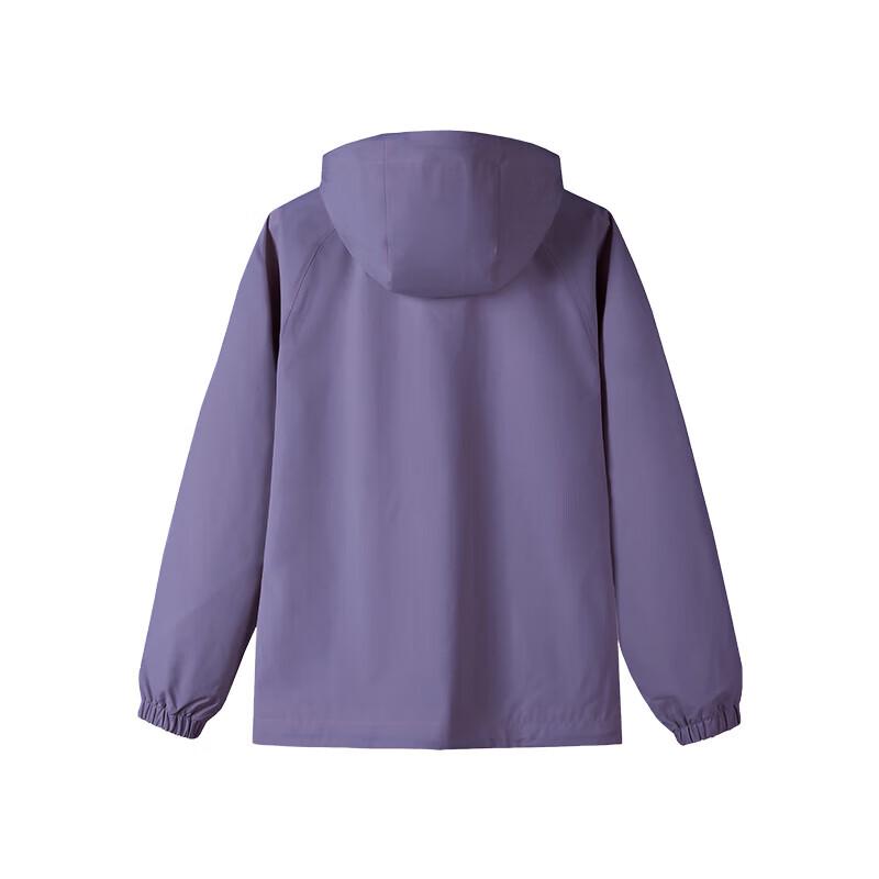Camel Water-Repellent Hooded Windbreaker Jacket