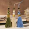 5cm Jingtai Blue Cloud Charm Tassel Pendant - DIY Bookmark, Bag, Phone Decoration