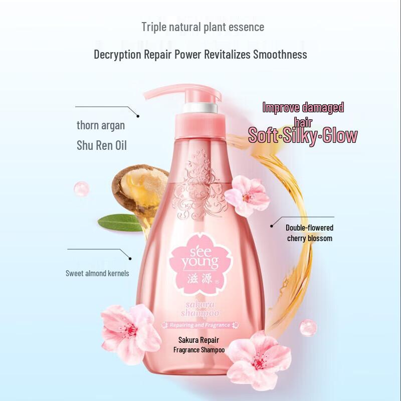 Seeyoung Cherry Blossom Repair & Anti-Dandruff Shampoo