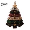 Handmade Seasonal Home Decor DIY Quilted Fabric Tree Kit Halloween Sewing Craft Creative Gift for Lovers Christmas Hanging Ornament Holiday Projects