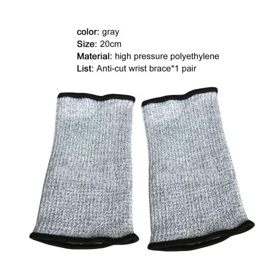 1 Pair Cut Resistant Arm Sleeve Breathable Skin-friendly Accessory Anti Abrasion Safety Arm