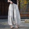 Men Retro Chinese Style Loose Wide Leg Casual Pants
