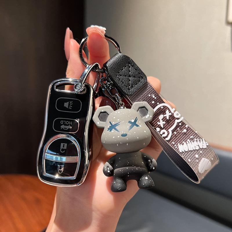 Compatible Key Fob Cover for Dongfeng Nissan Sylphy 09/12/16/18/19 Models (Classic Four-Button)
