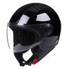 ECE Open Face Motorcycle Helmet Vintage 3/4 Jet Casque Sun Glass Fashion Safety Motorbike Helmet Cafe Racer Helmet Dot Kask