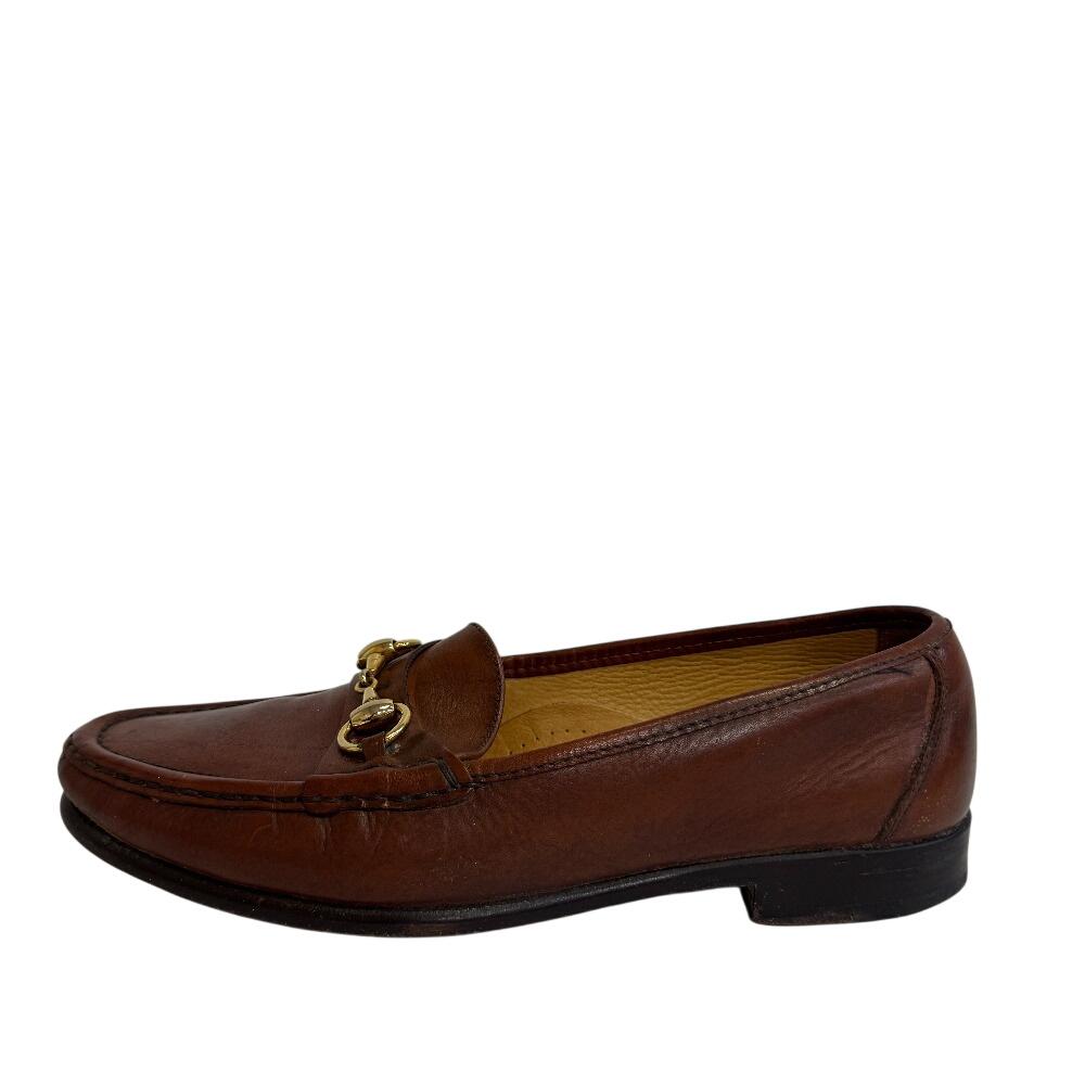 COLE HAAN Horsebit leather loafers Brown leather Women Used 14580₽