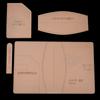 Sturdy Leather Template Transparent DIY Leather Tool Durable Leather Craft  Crafting Sessions