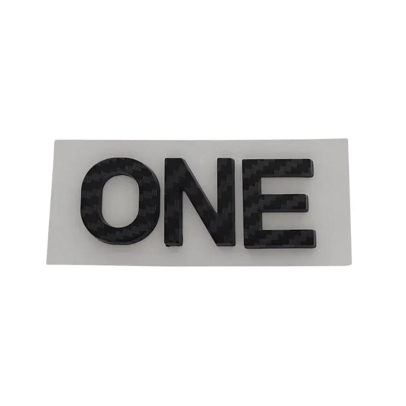 3D Premium ONE ABS Letters for Car badge Cover Upgraded Exterior Decoration Stickers Auto Accessories Decal Emblem Sticker Badge