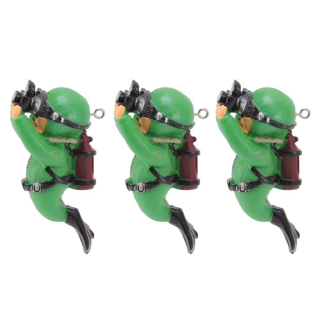 Little Diver Fish Tank Decoration Cute Resin Line Length Adjustable Floating Aquarium Ornament