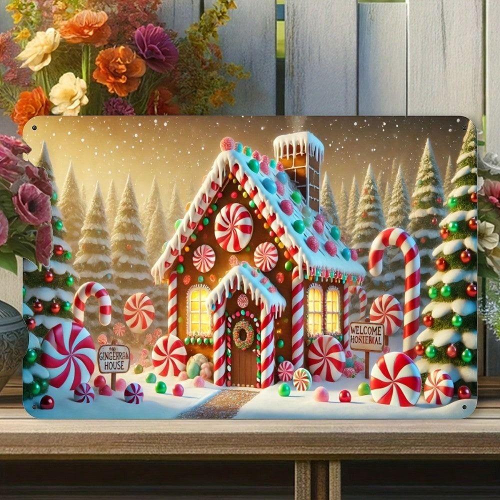 Жестяная настенная живопись Металлическая картина 20x30см Декор для дома