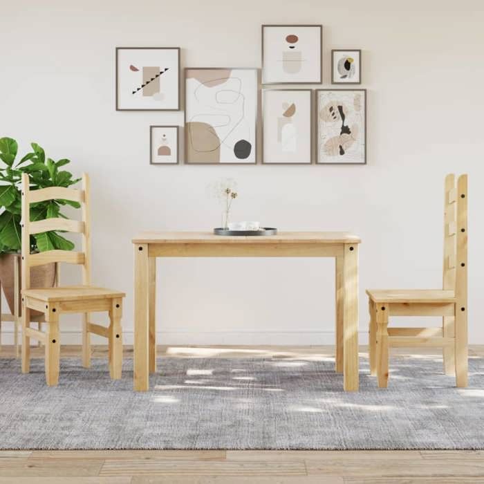 VidaXL Dining Table Panama 117x60x75 Cm Solid Pine Wood, Dining Room Table, Dinner Table, Dining Furniture, Table 4005702