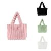 Stylish Soft Plush Tote Bag For Women 2023 Winter With Large Capacity And Trendy Design