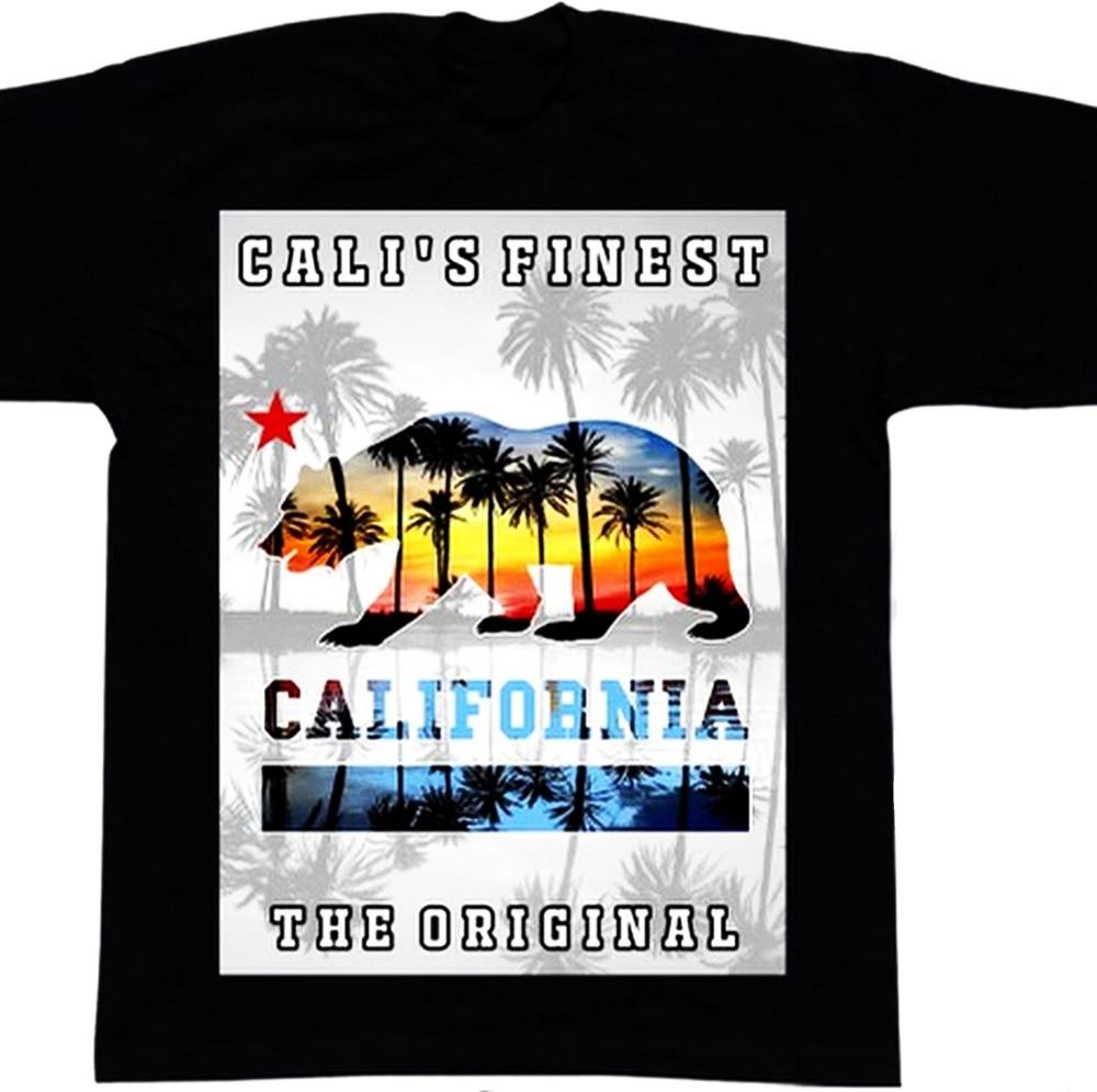 Cali's Finest California The OG Mens T-Shirt Print On Shaka Wear Heavyweight Tee Unisex T-Shirt