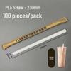 ZISIZ High-Temperature Resistant PLA Biodegradable Straws
