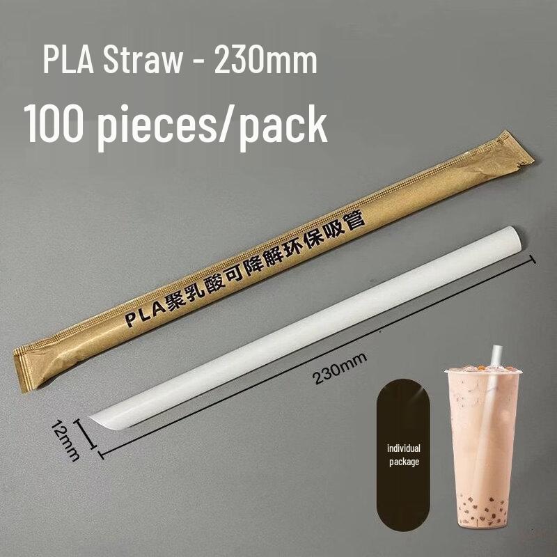 ZISIZ High-Temperature PLA Biodegradable Straws