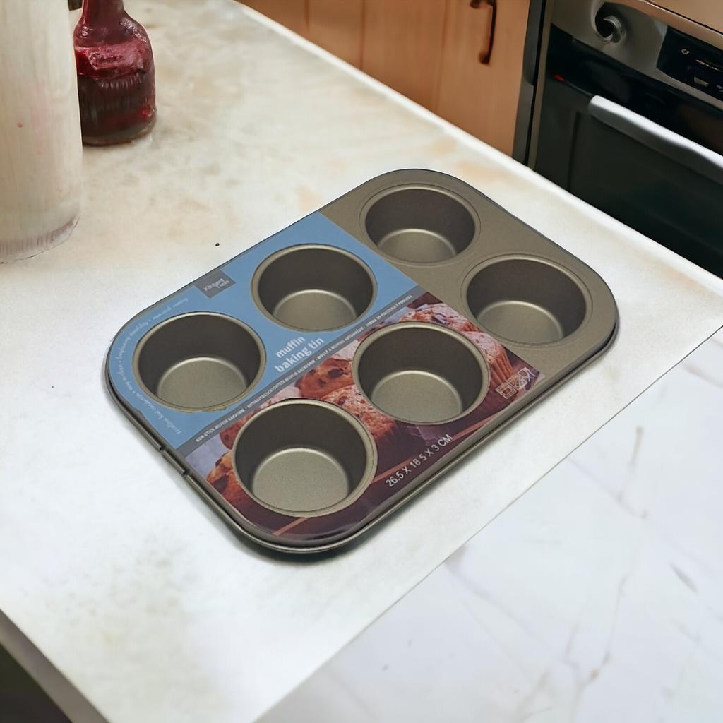 Muffins And Cupcakes Baking Tray For 6 Cookies At A Time