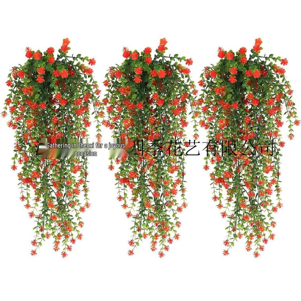 High-End Realistic Eucalyptus Camellia Money Leaf Vine – 69 Heads Green Plant Wall Hanging Decoration