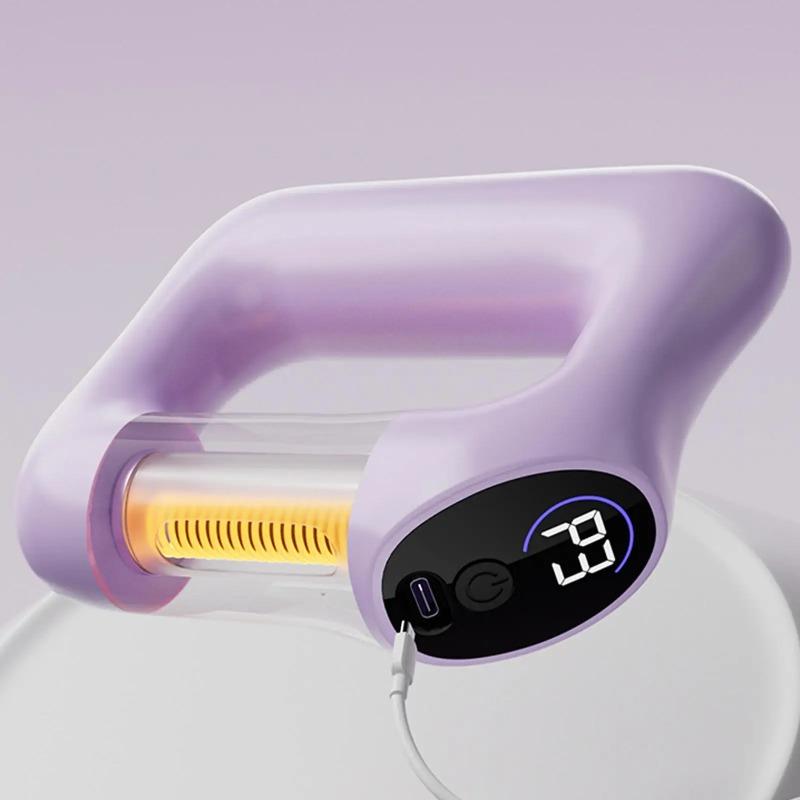 2026 New Portable Percussion Fascia Ring Rechargeable Massage Deep Tissue Tool with Heat Muscle Relief Full-Body Fascia Massaging Device