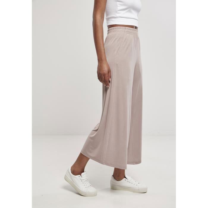 Pantalon Large Femme Urban Classics (Grandes Tailles) - Rose - 5XL