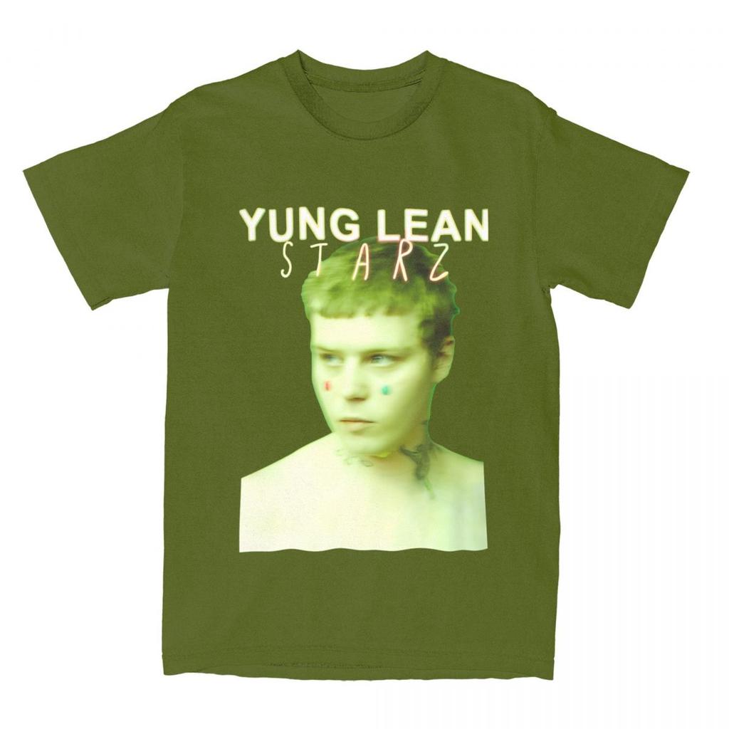 Yung Lean Swedish Rapper TShirt Singer Hippie T Shirts ShortSleeve Classic Tshirt Summer Cotton ONeck Plus Size 5XL Tees