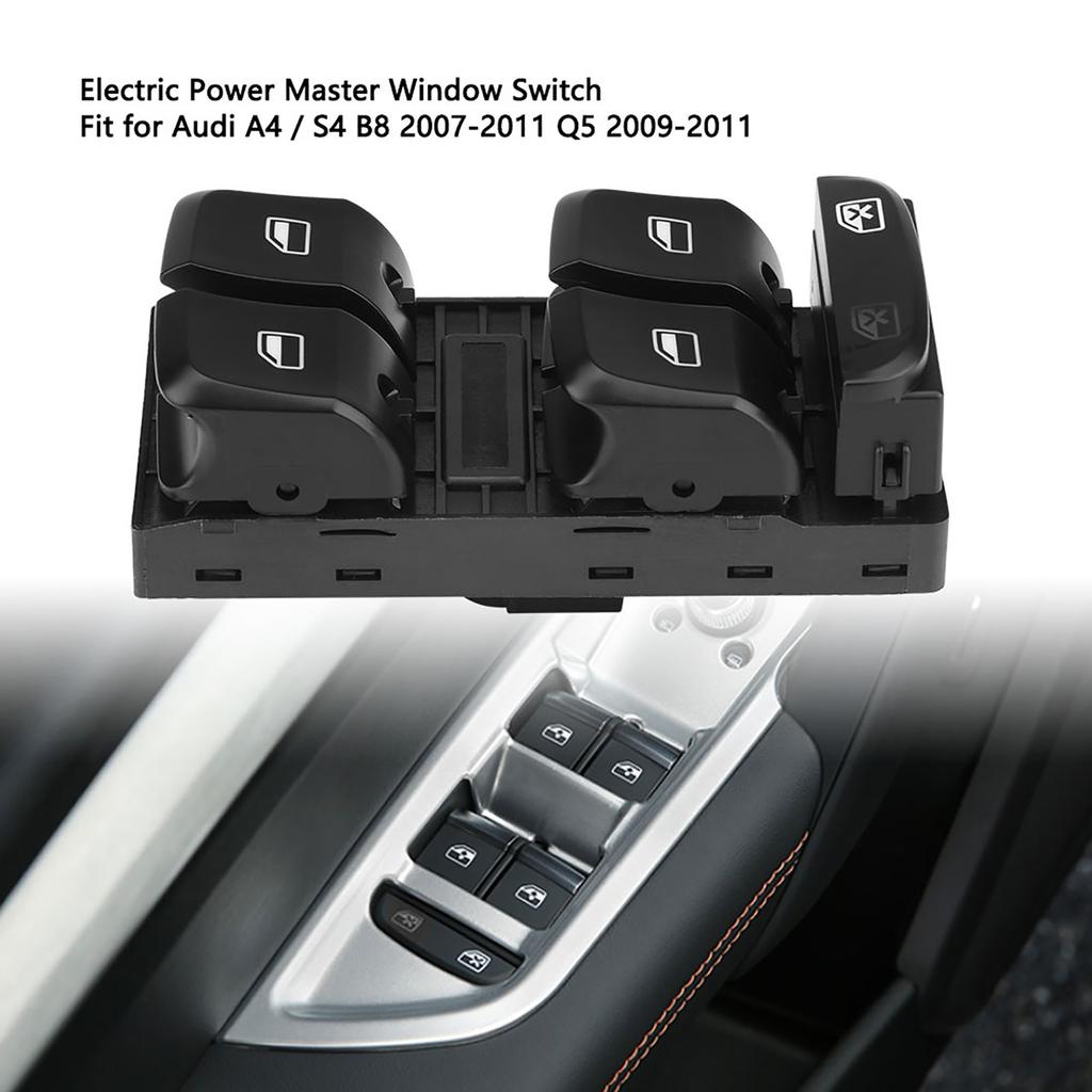 Car Vehicle Electric Power Main Master Window Control Switch for A4 S4 Q5 8KD 959 851