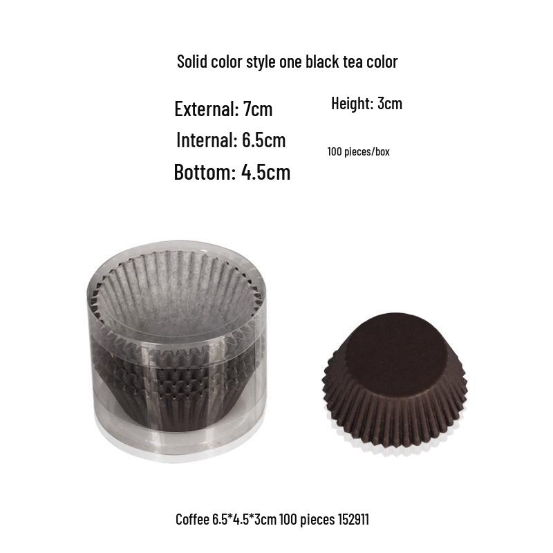 Heat-Resistant Crimped Cupcake Liners for Baking