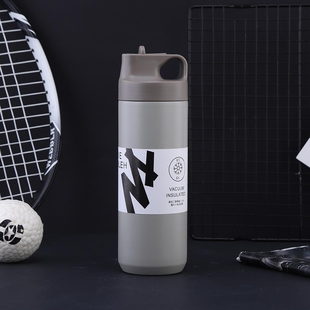 

Термос MeyJig, спортивная термокружка с трубочкой из нержавеющей стали, 550 мл 550ml