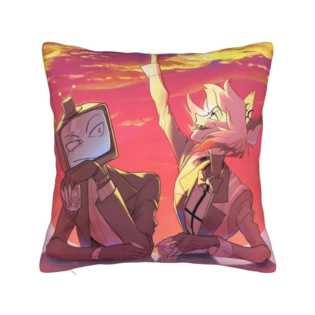 R-Radiostatic Vox Alastor Pillow Cover Accessories Printing Cushion Cover Decorations Pillow Case Cover Home Multiple Sizes