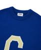 COVERNAT Lambswool C Logo Crewneck Knit Blue