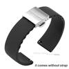 16mm 18mm 20mm 22mm Watch Clasp Folding Buckle Solid Stainless Steel Men Women Watch Buckle Double Click Butterfly Watch Button