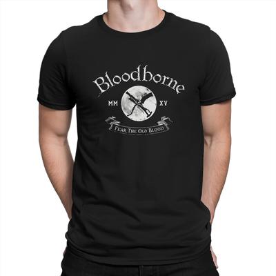 Bloodborne Game Soul Newest TShirt for Men Copy Delete Round Collar Pure Cotton T Shirt Hip Hop Birthday Gifts Streetwear